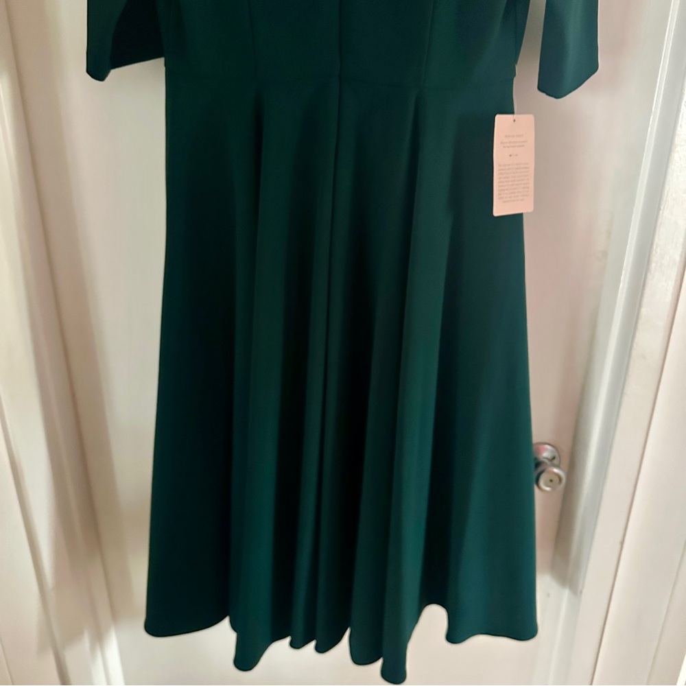BHLDN Dark Green Midi Dress NWOT - Picture 13 of 14